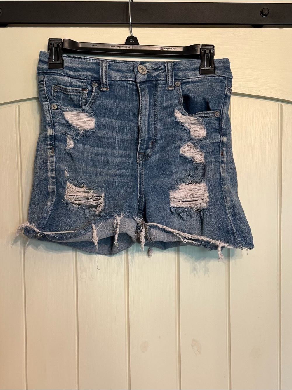 American Eagle Next Level Stretch Curvy High Rise Shortie Shorts Size 4